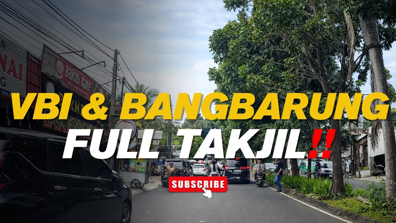 War Takjil Bangbarung & Villa Bogor Indah Bogor 2026 | Ramadhan Sore Hari Ramai