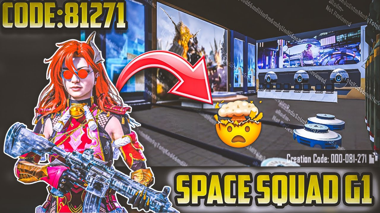 81271 Bgmi wow Parkour map code 81271 Space Squad G1 #bgmi #pubg #pubgmobile 