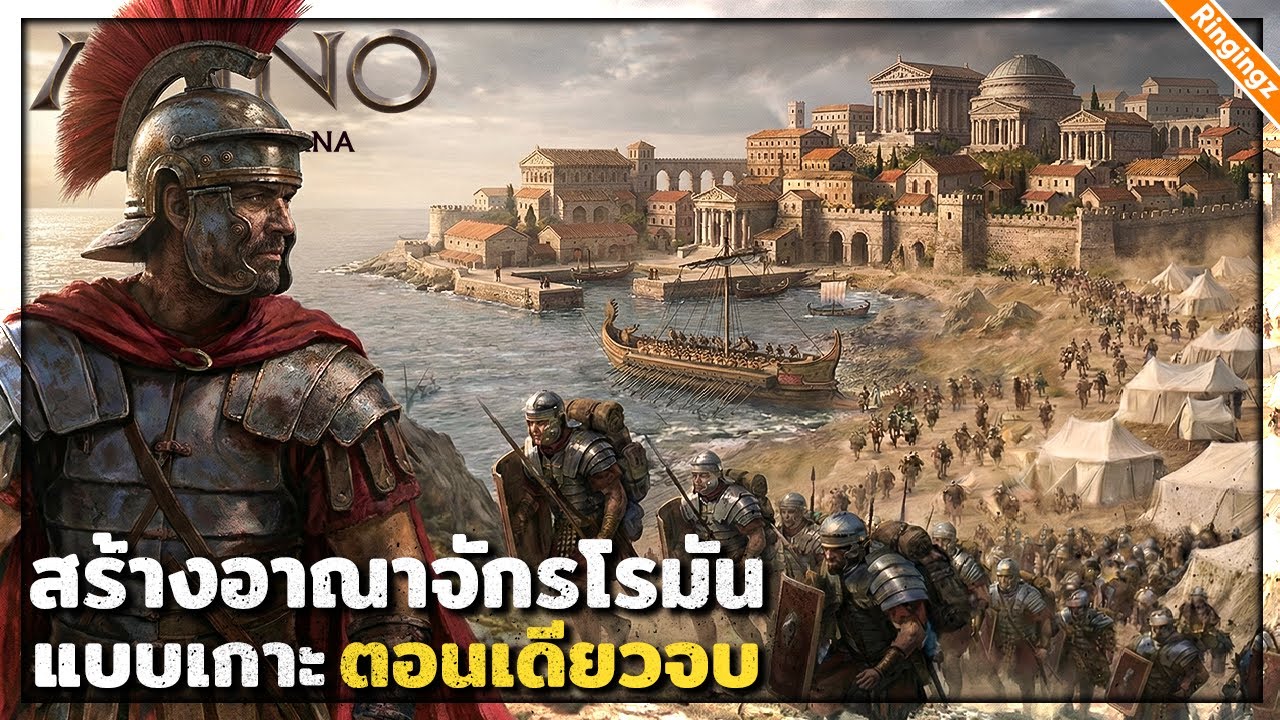 ตอนเดียวจบ สร้างอาณาจักรโรมันแบบเกาะ | Anno 117 Pax Romana ไทย