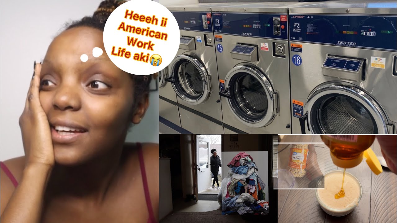 A quite busy week//￼American work schedule life😭//cleaning//laundry day
