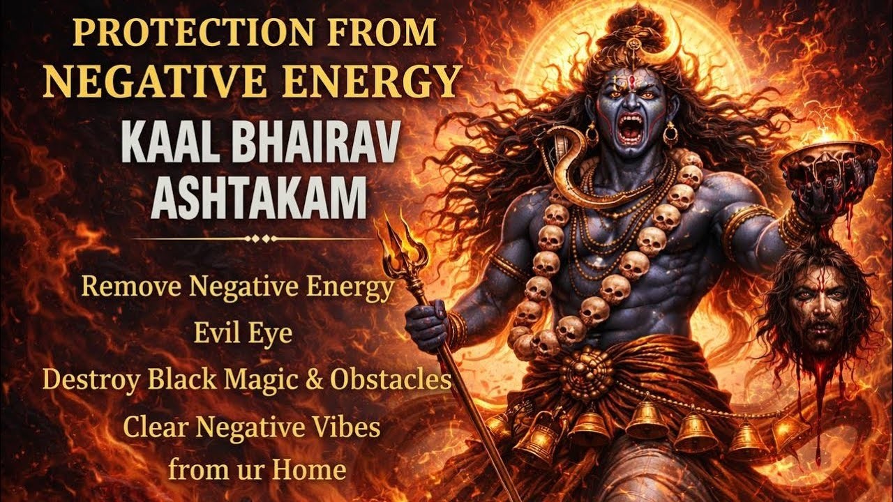 काल भैरवाष्टकम् | Kaal Bhairav Ashtakam | Powerful Bhajan for Fear Removal & Protection