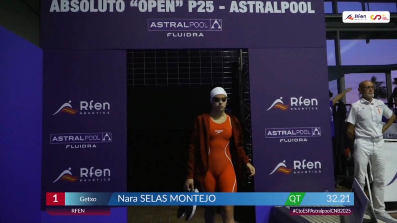 Campeonato de España absoluto. 50 m braza. Nara Selas.