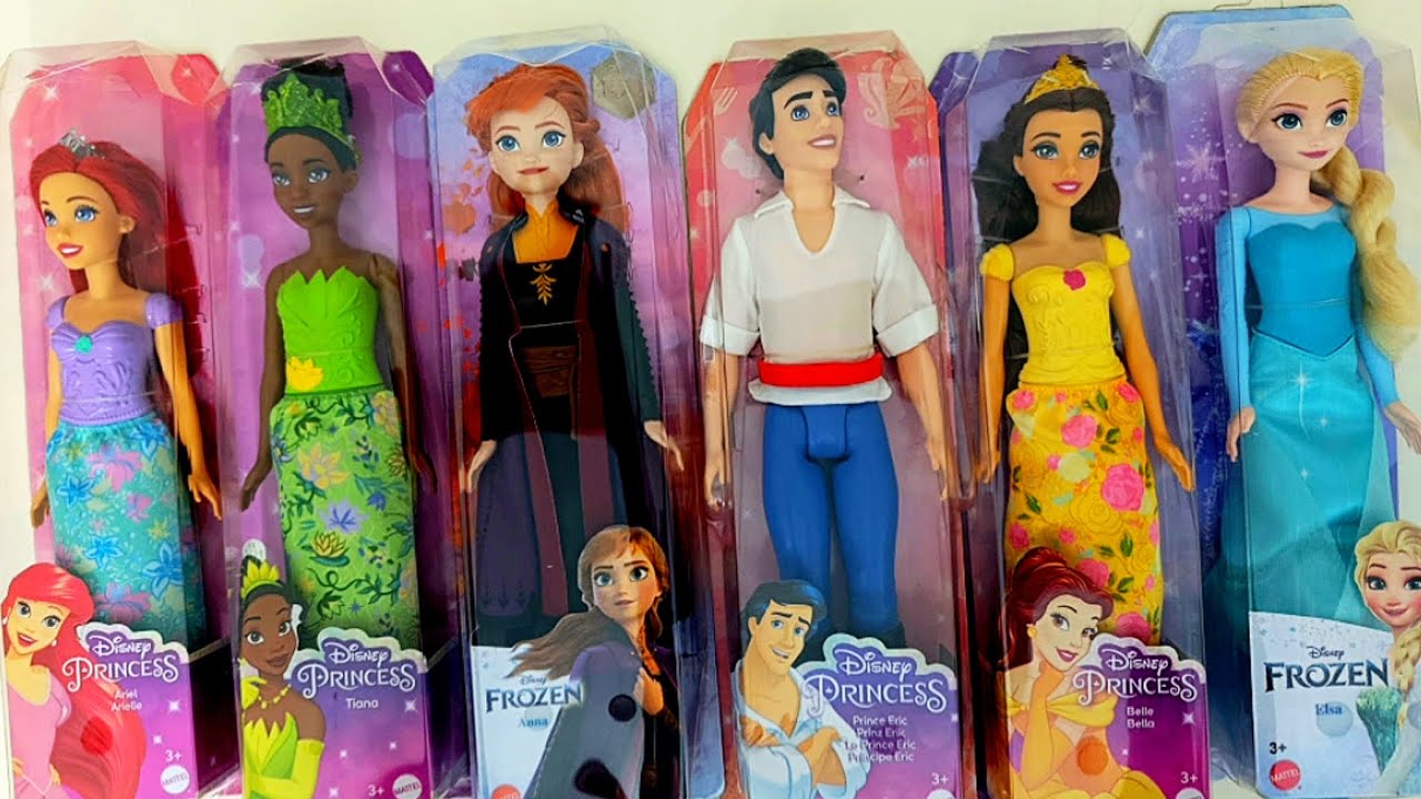 Disney Princess Doll Makeover ~ DIY Miniature Ideas for Barbie - Wig, Dress, Faceup, and More! DIY