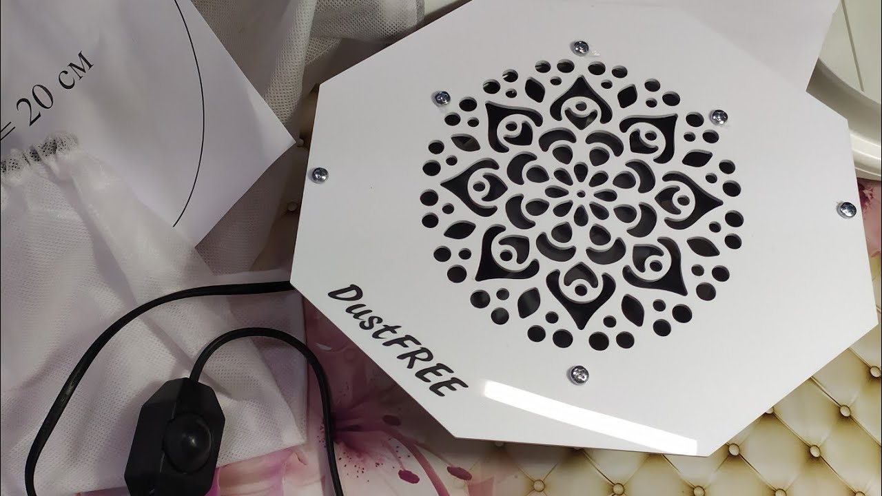 DustFree. Встраиваемая вытяжка для маникюра