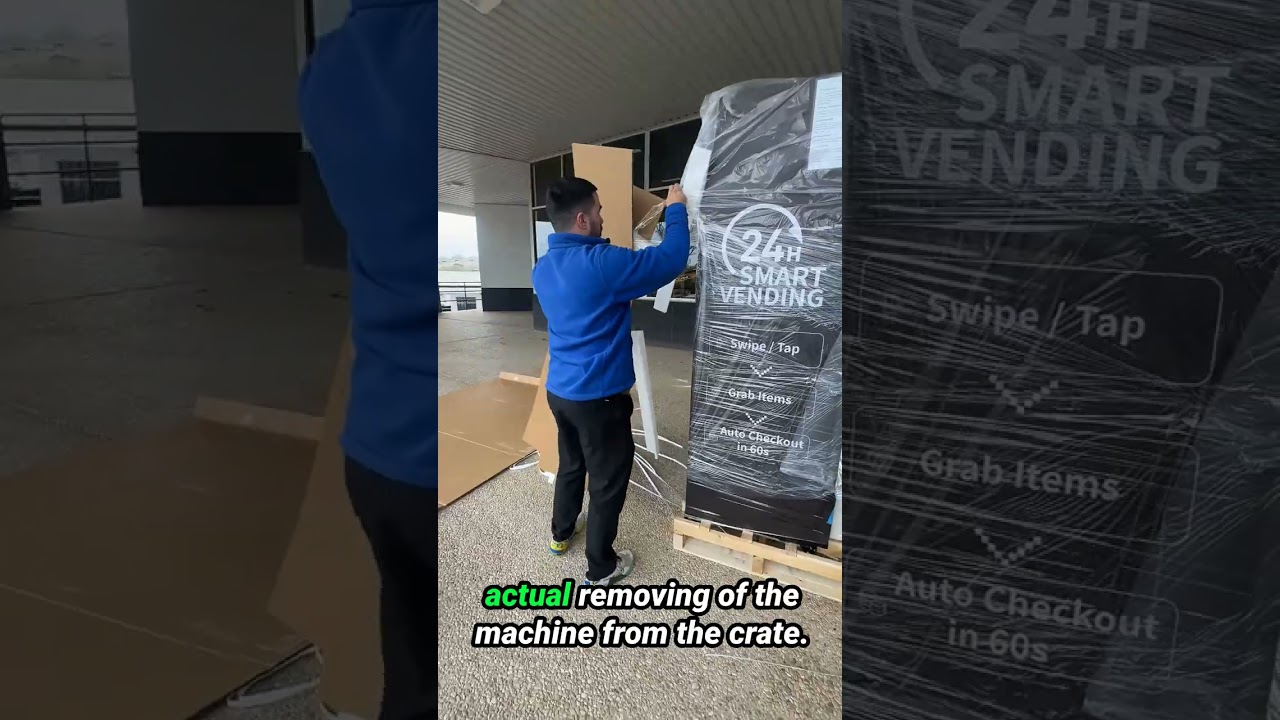 HAHA Smart Cool AI Vending - Uncrating Haha Mini360 #vendingmachine #passiveincome #sidehustle #diy