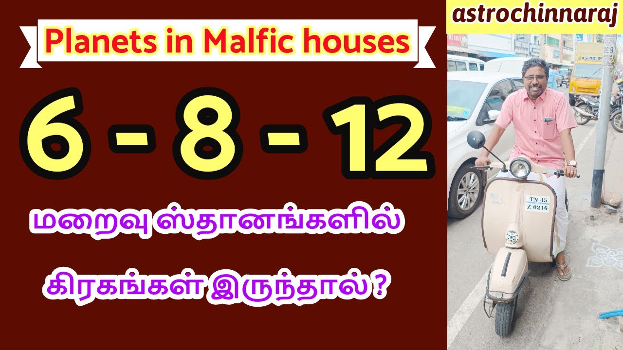 Planets in Malfic House #astrologerchinnaraj