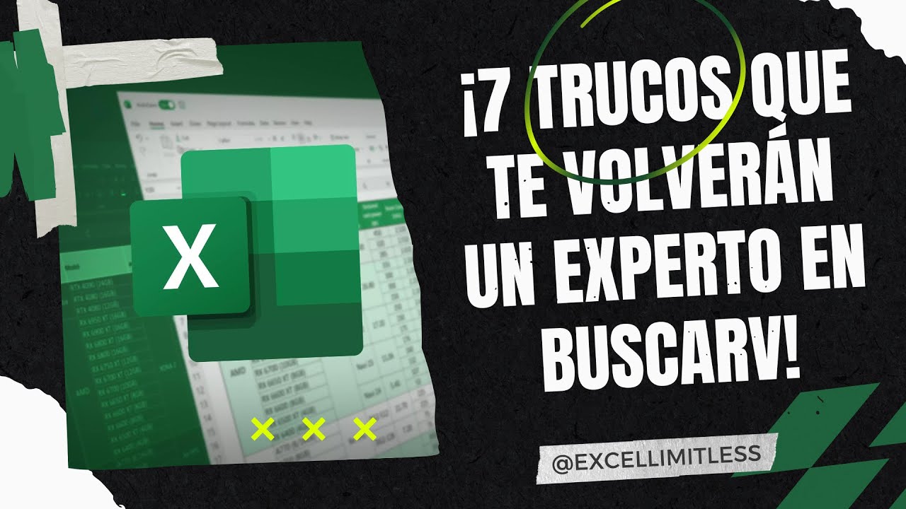 ¡Aprende estos SIETE TRUCOS y CONVIÉRTETE en un EXPERTO en BUSCARV en 2023!