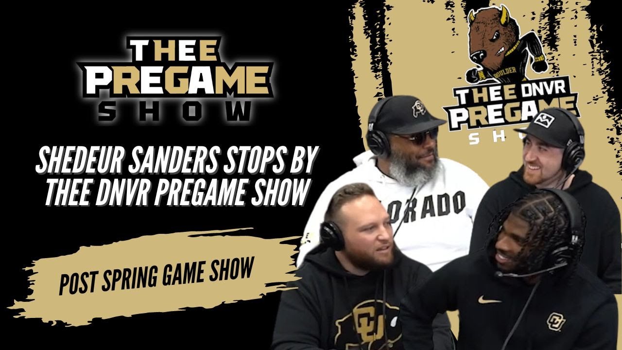 Shedeur Sanders Stops by Thee DNVR Pregame Show | Post Spring Game