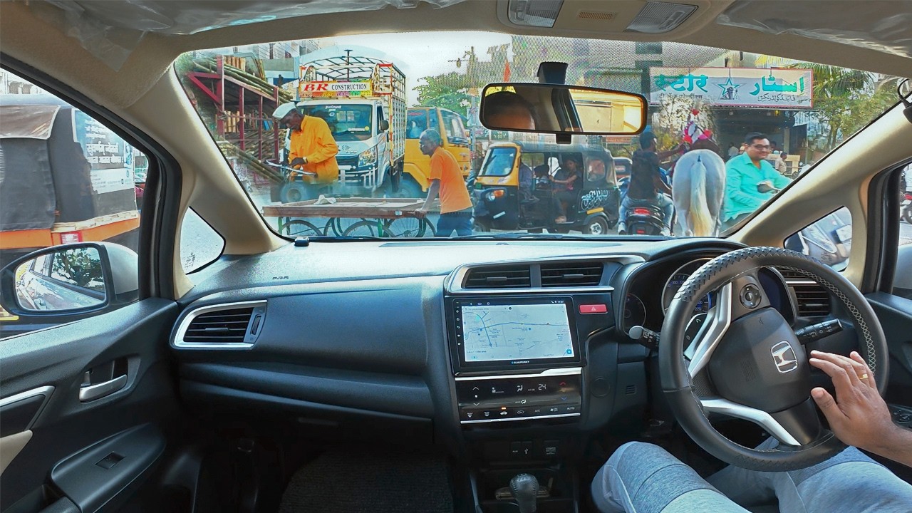 Just driving | 🚦POV | Honda 4K | India | ASMR Drive | Solapur | @LifeUrbanist