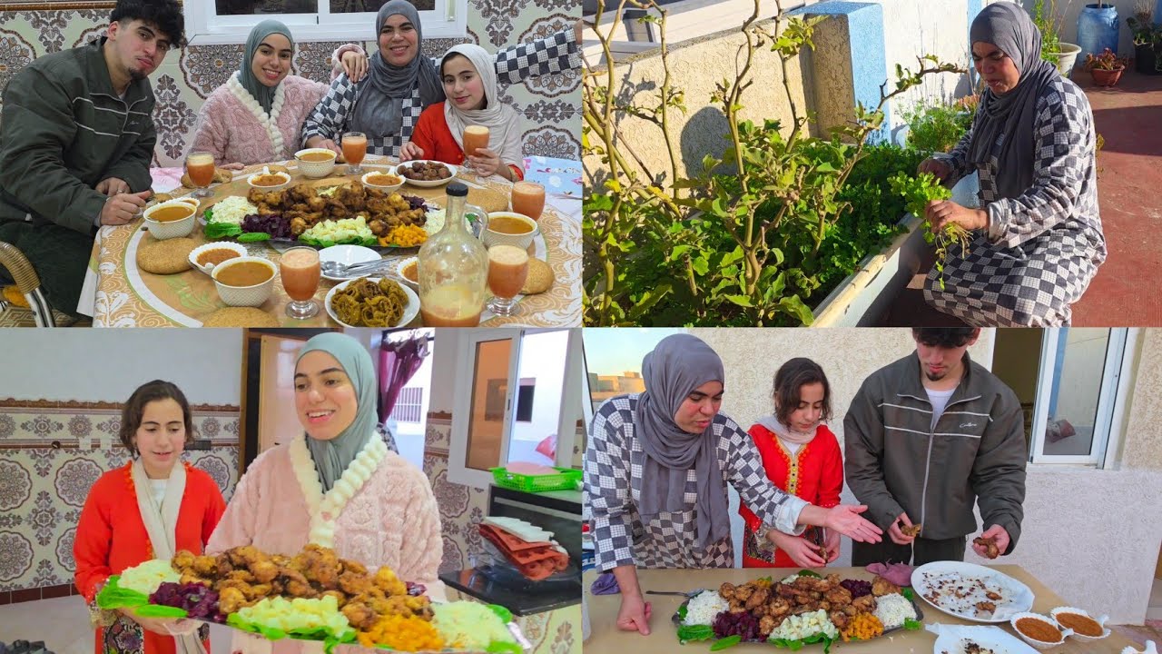 فاجأت وليداتي بهد الخبر جاوبت على أسئلتكم🤔ألذ فريتورا بدجاج والخضار😍