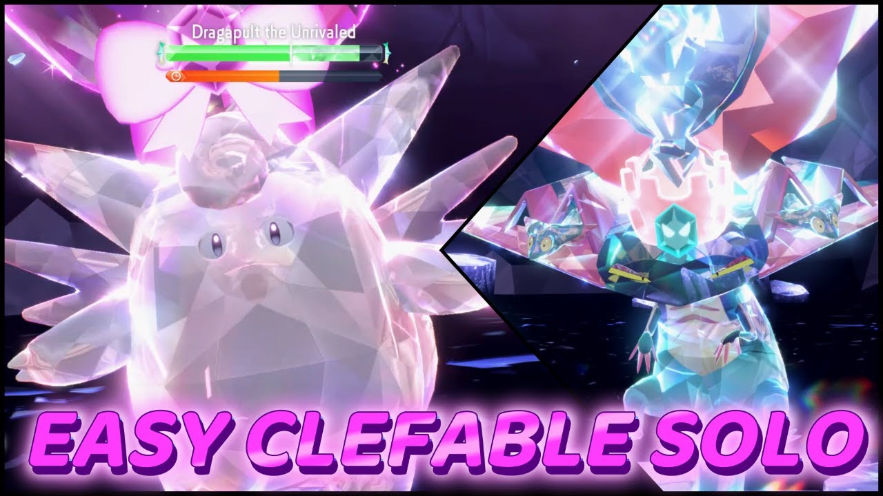 CLEFABLE BUILD To Easily Solo 7 Star Dragapult Tera Raid Event