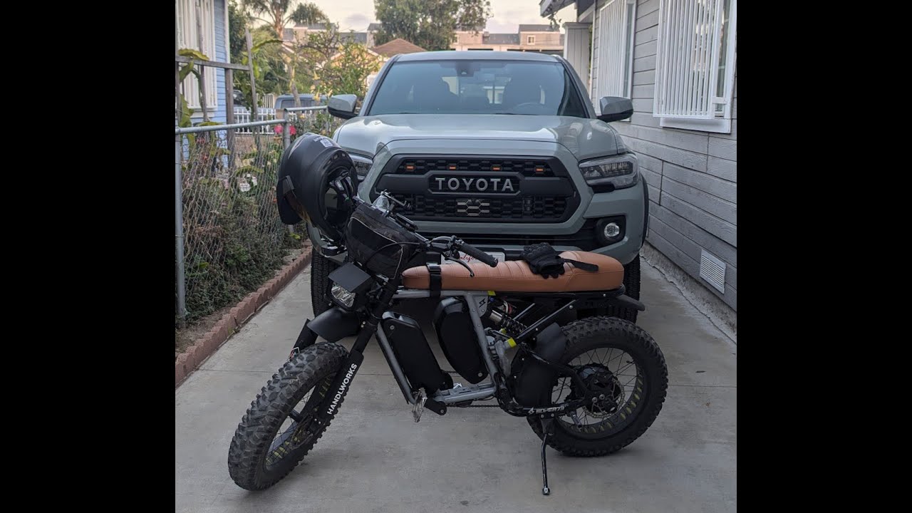 Super73 RX, Dual Battery, Stock Motor, Handlworks Controller max speed 35mph commute Part 1