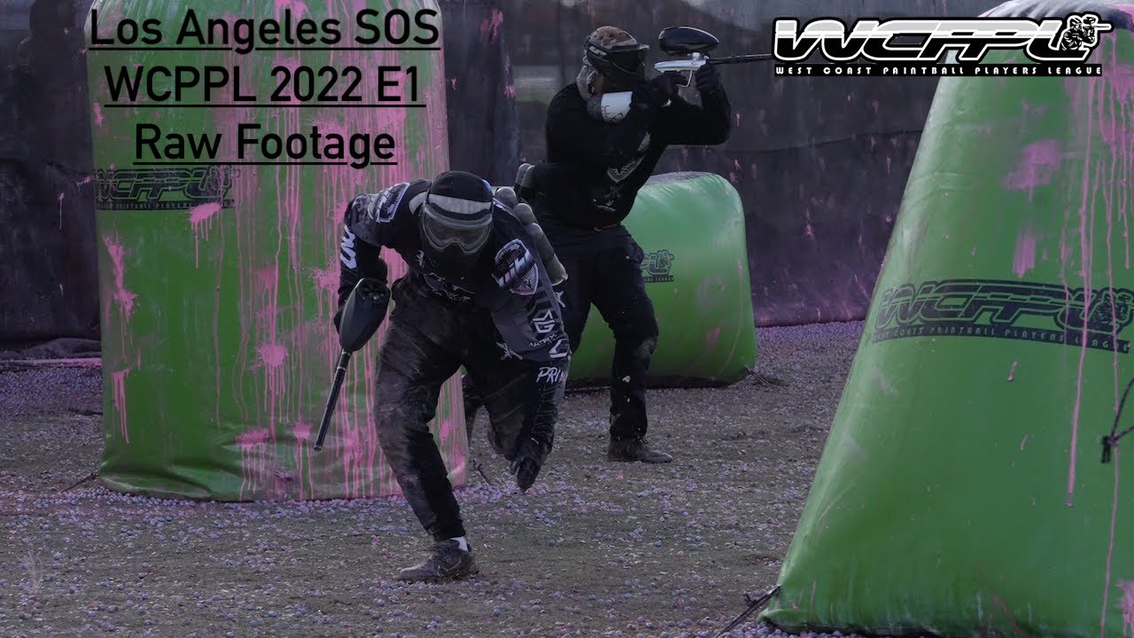 Los Angeles SOS | 2022 WCPPL Event 1 | Paintball Tournament 4K Raw Footage