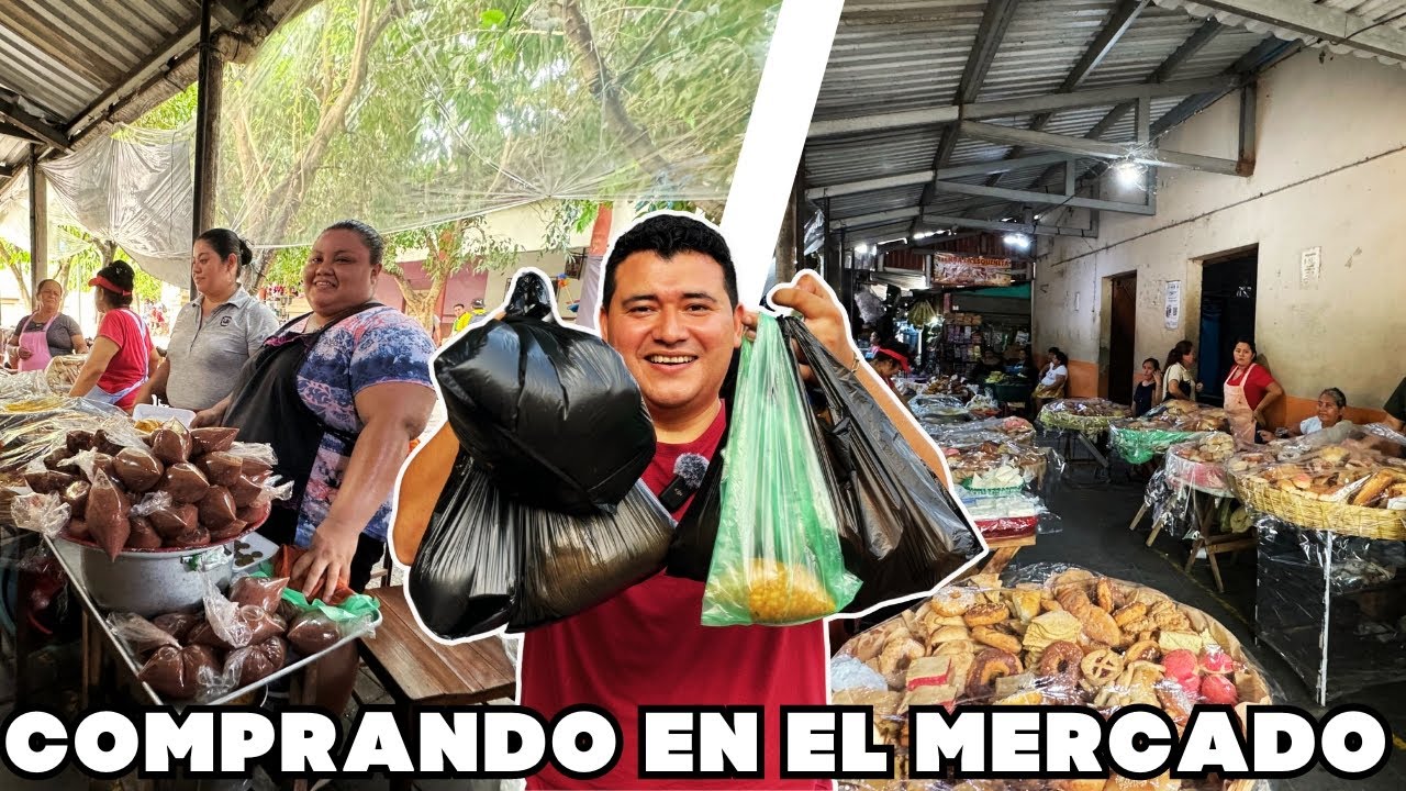 ASI SE GANAN LA VIDA en este MERCADO DE EL SALVADOR...
