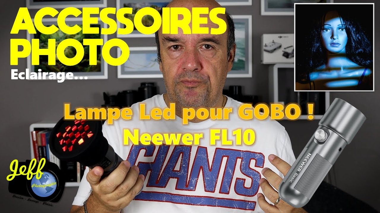 Lampe LED Neewer FL-10 pour Gobo – Un éclairage créatif et polyvalent ! - Episode N°721