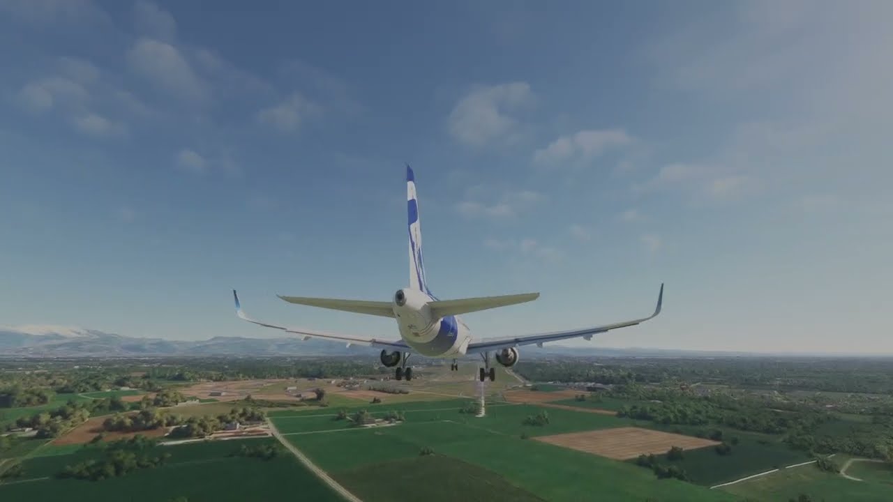 Landing at LIPX Airport Villafranca Italy #ms2020  #flight  #landing  #a320neo  #italy