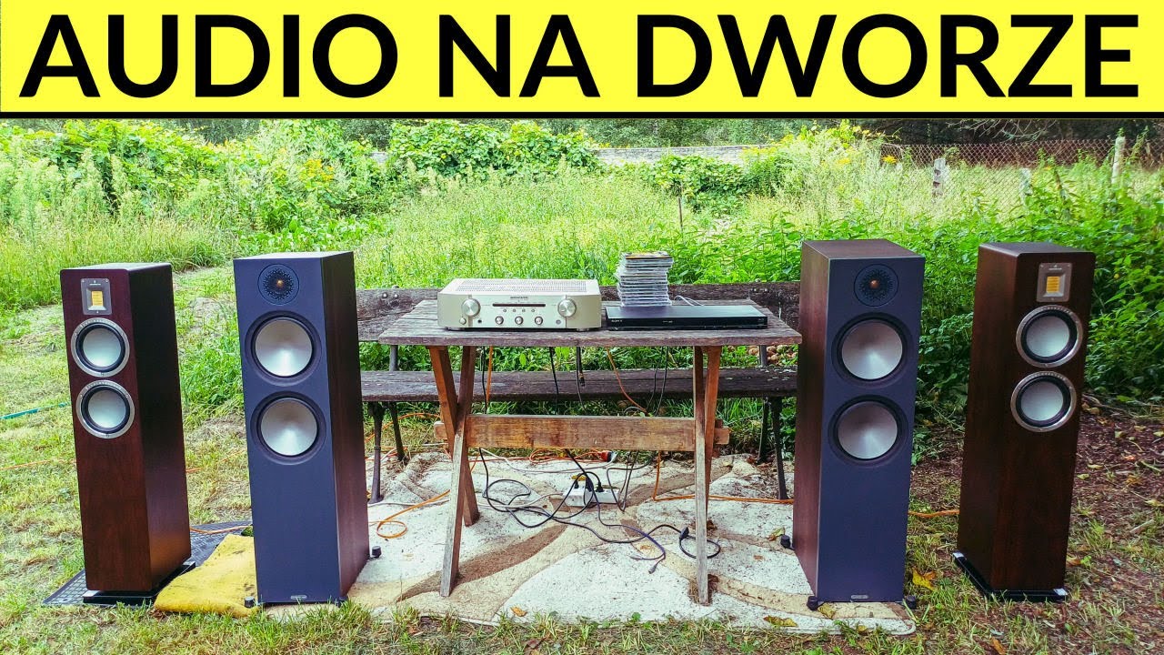 Audio na dworze - odsłuch AUDIOVECTOR QR3 i MONITOR AUDIO BRONZE 500