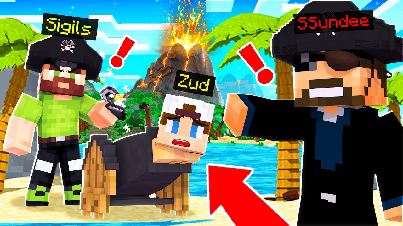 TOXIC Pirate Island Hide and Seek in Minecraft
