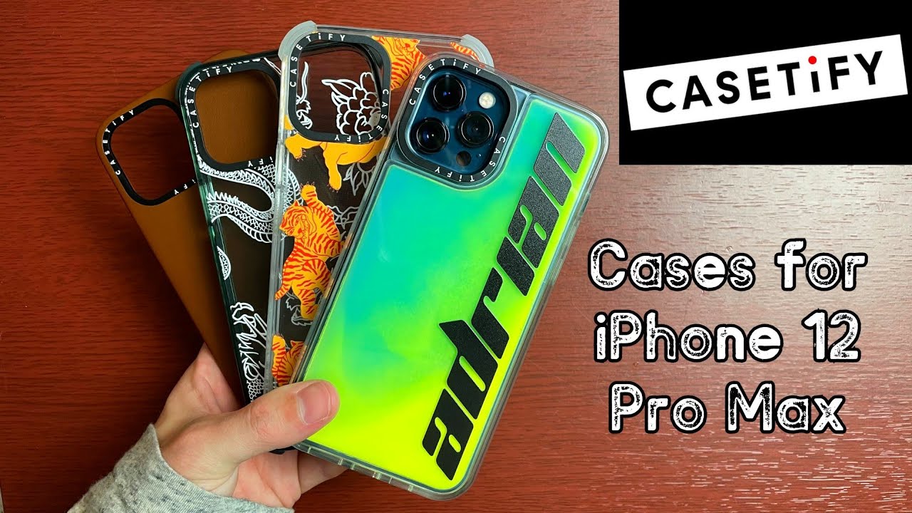 Casetify Cases for iPhone 12 Pro Max - Ultra Impact, Neon Sand Liquid & Monogram Leather Cases!