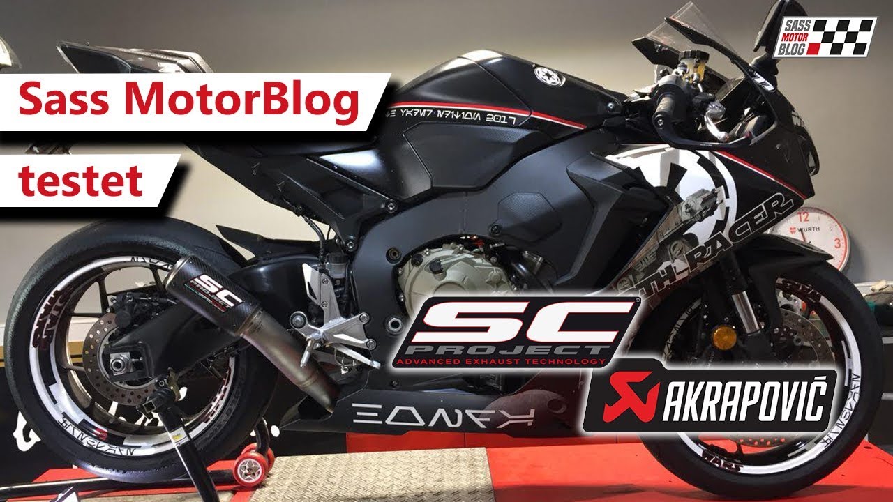 HONDA FIREBLADE SC 77 | SC Project & Akrapovič Test | Sass MotorBlog