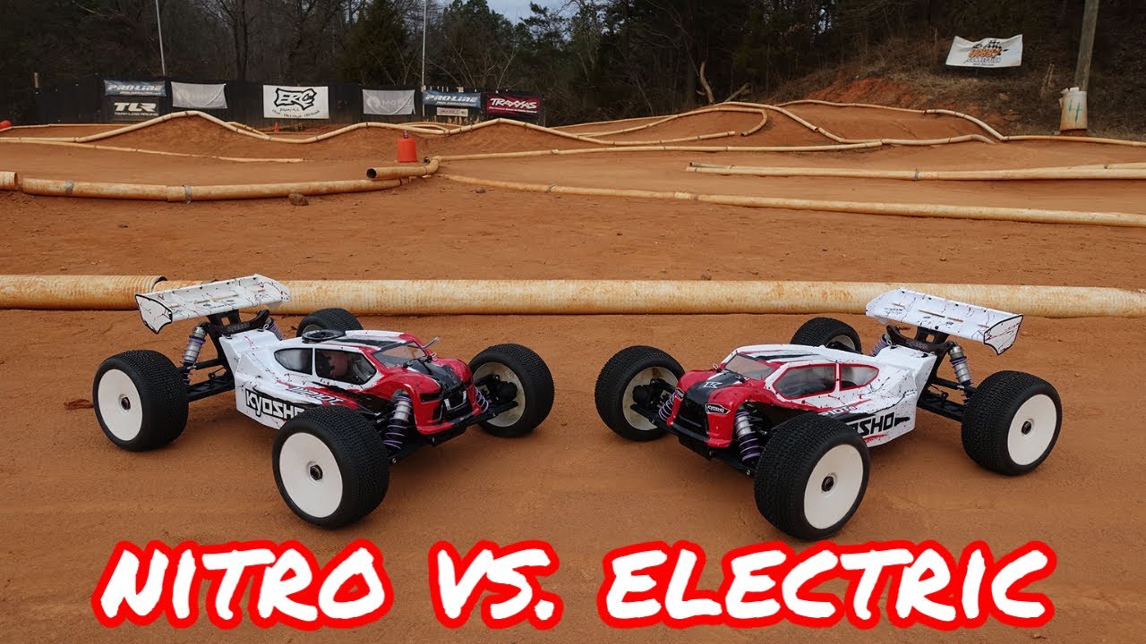 KYOSHO MP10T & MP10Te ON TRACK NITRO VS. ELECTRIC