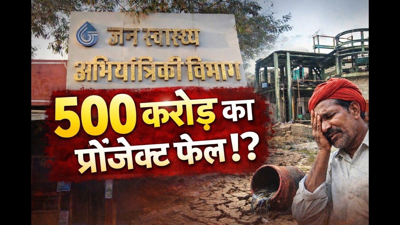 #PUBLICFIRST | राजस्थान में गर्मियों से पहले जल संकट ? | 500 करोड़ का प्रोजेक्ट फेल |