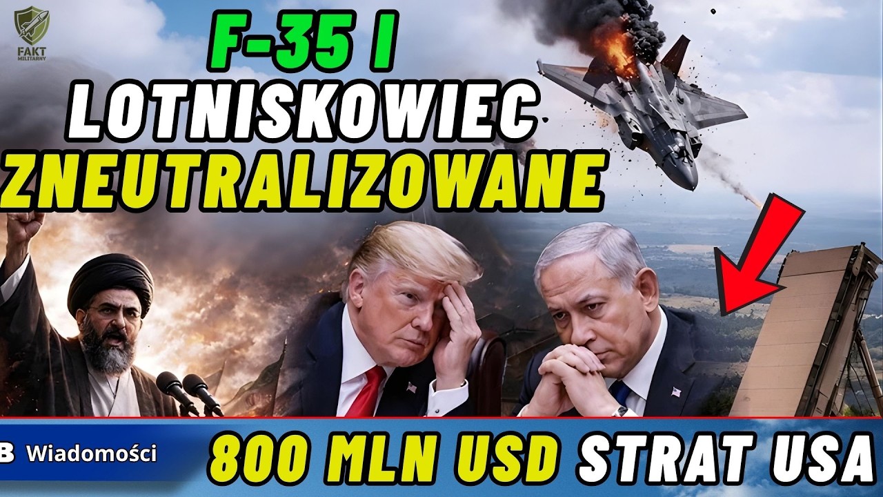 800 MLN USD STRAT! Amerykański system radarowy przebity  Awaria F 35 i USS Ford!