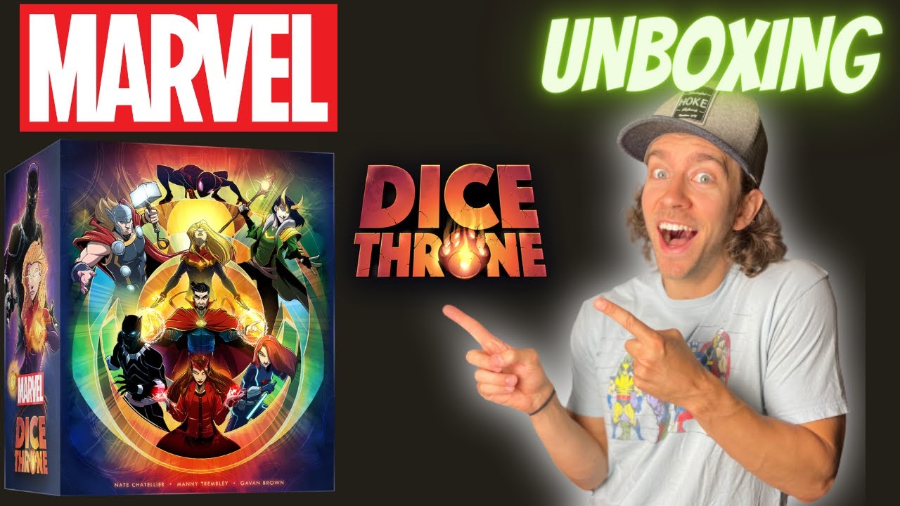Marvel Dice Throne Kickstarter - UNBOXING