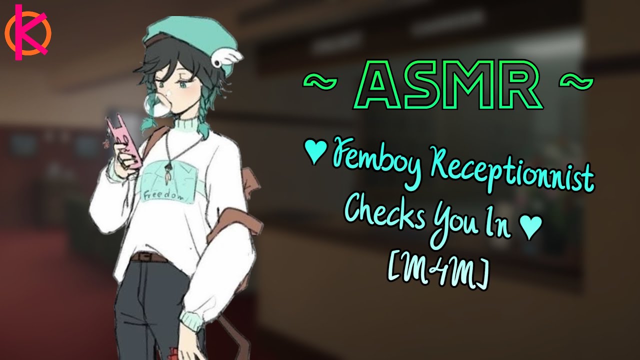 [ASMR] Femboy Hotel Receptionnist Checks You In | [Typing & Clicking] [Role-Play] [M4M]