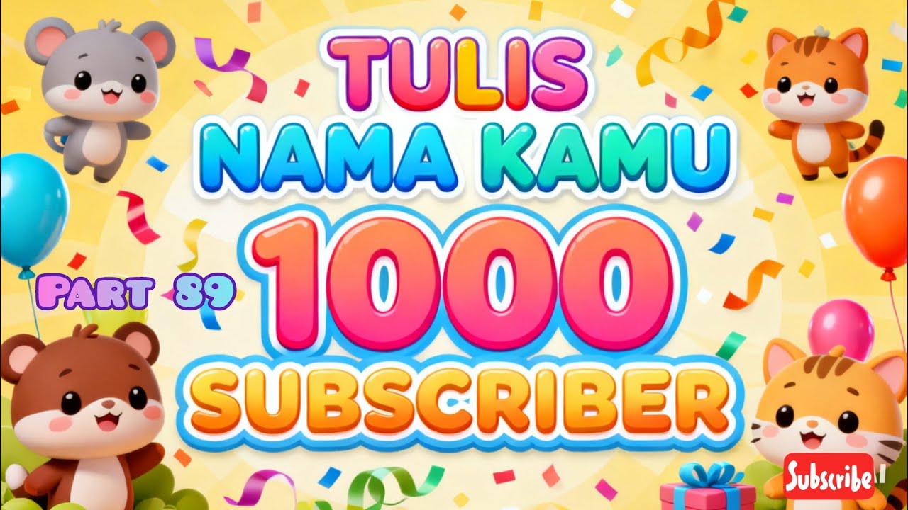 LIVE🔴TULIS NAMA KAMU!🥰 |PART 89