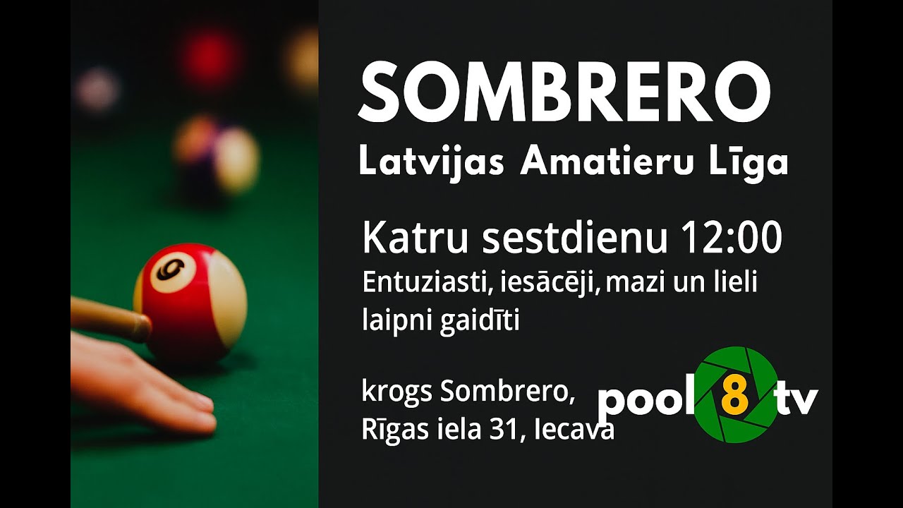 SOMBRERO - Latvian Amateur League 2025/2026 - stage 7