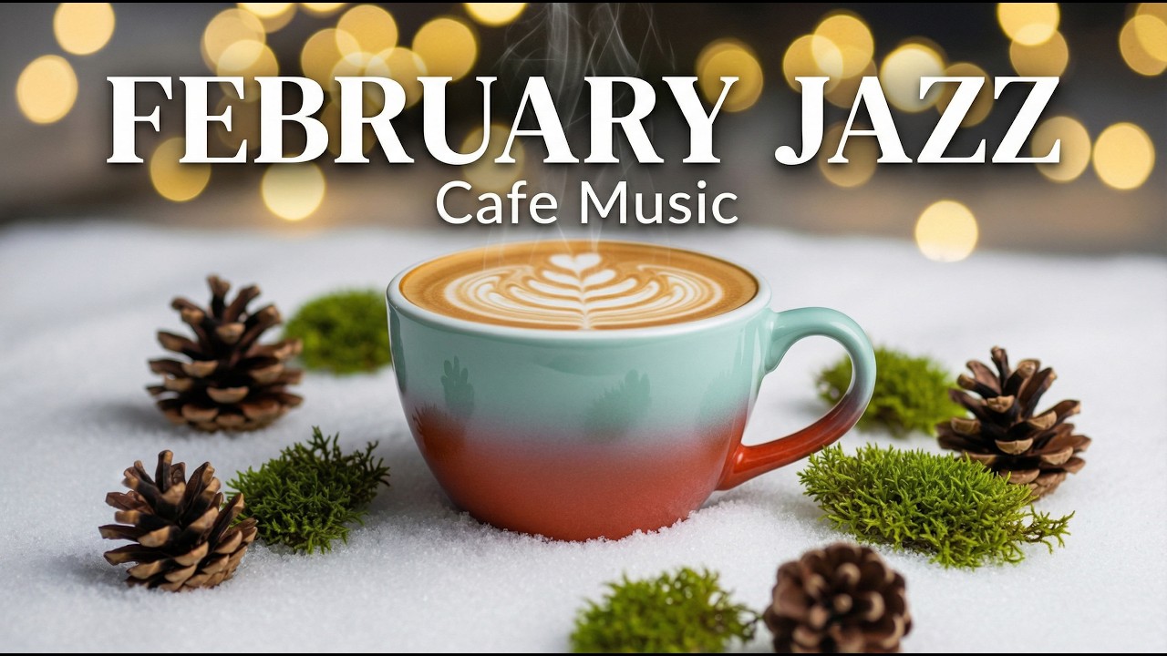 February Jazz - Cozy Winter Coffee Music and Smooth Bossa Nova Piano for Relax and Good Mood