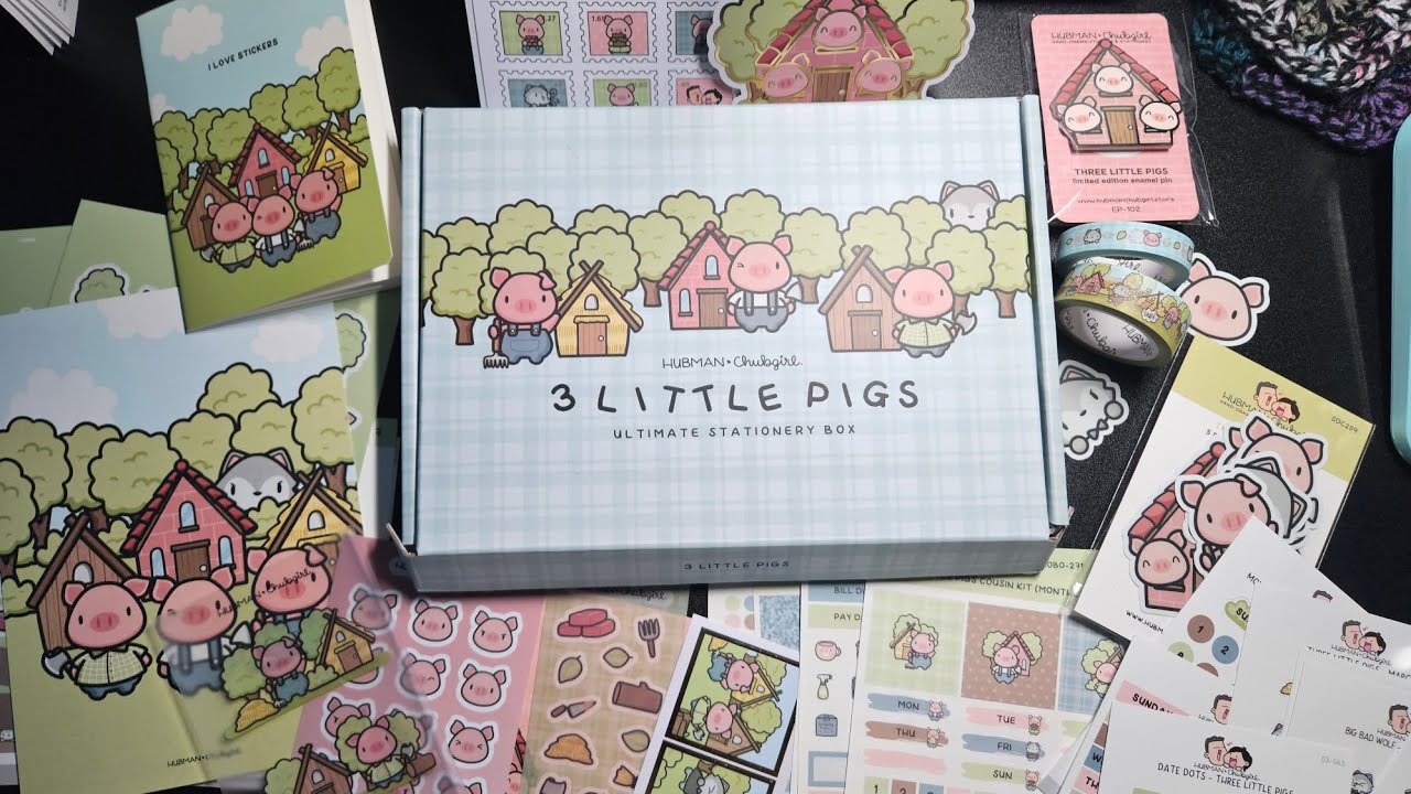 Unboxing of Hubman and Chubgirl March 2026 Subscription (3 Little Pigs)