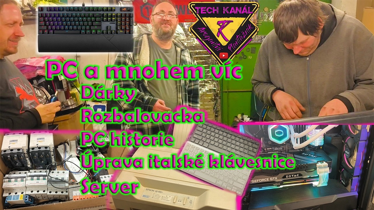 🖥️Počítače 💽server 🎁dárky 📦rozbalovačka ⌨️úprava klávesnic 💾historie PC❗