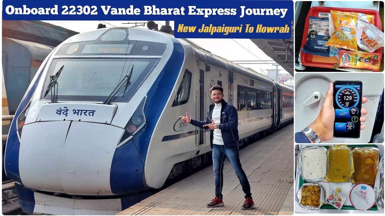 Onboard New Jalpaiguri Howrah VANDE BHARAT Express Journey *New Jalpaiguri To Howrah*