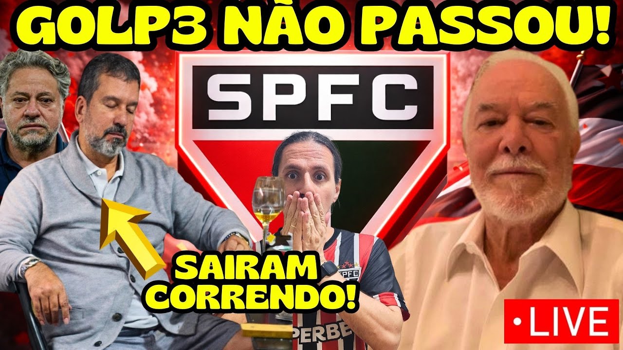 AO VIVO 🚨 Golpe BARRADO no SPFC! Olten TREMEU 😱🔥