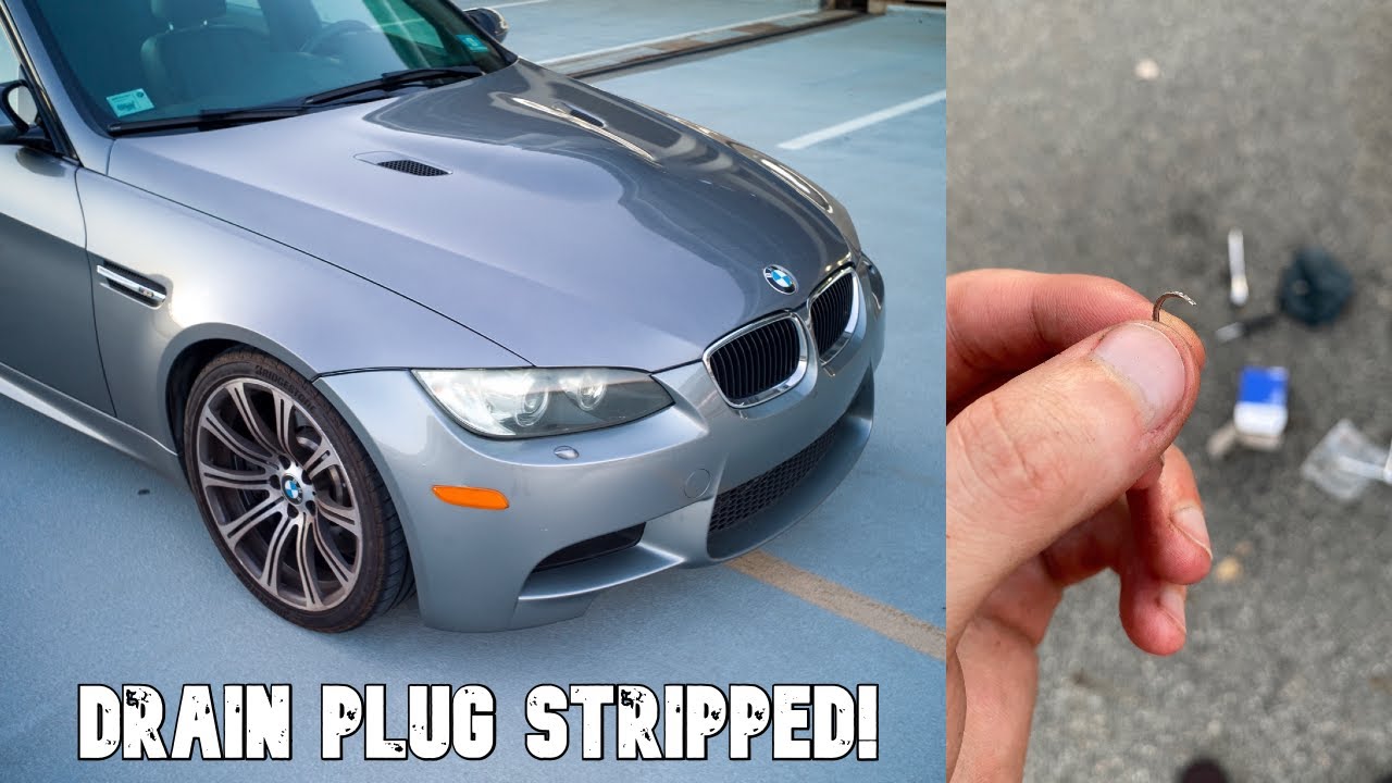 BMW M3 Stripped Oil Drain Plug Fix! The Proper Way!