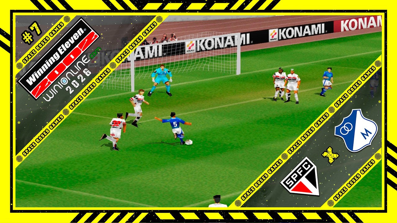 Winning Eleven 2002: Winionline 2026 (PS1) Copa América #7 São Paulo x Millonarios | FINAL