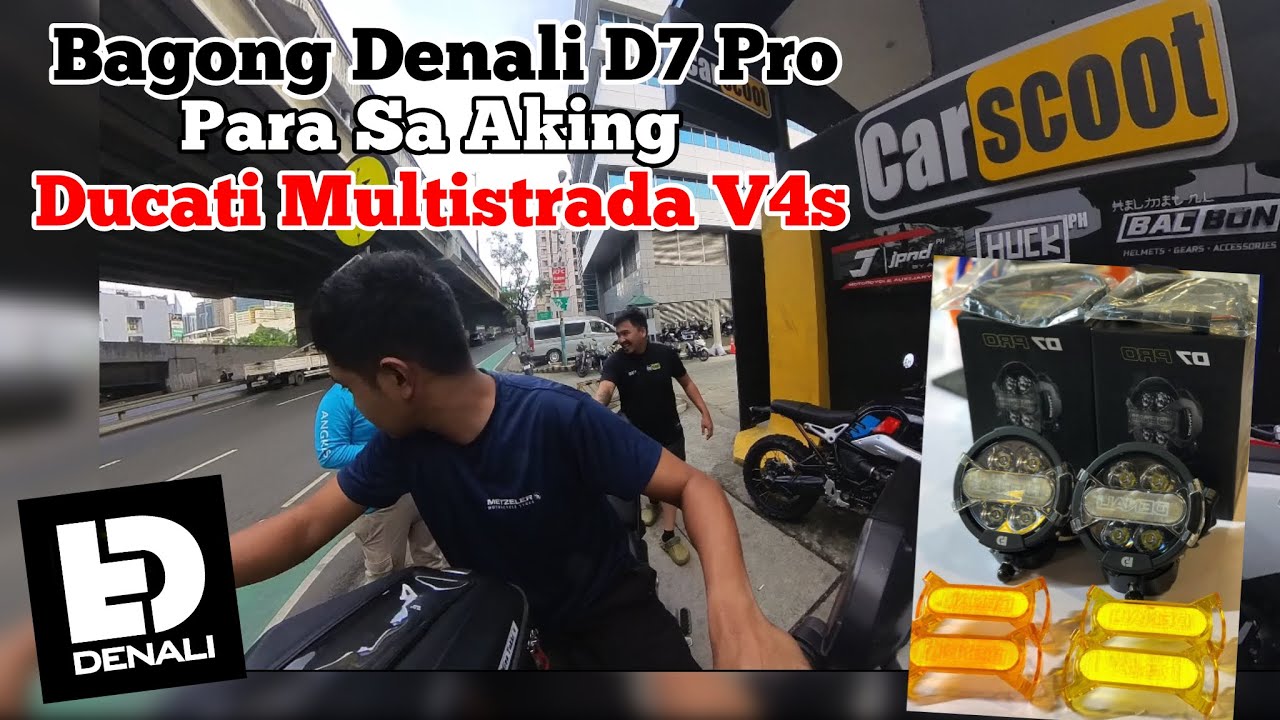 Bagong Denali AUX Lights D7 Pro Para Sa Ducati Multistrada Ko!