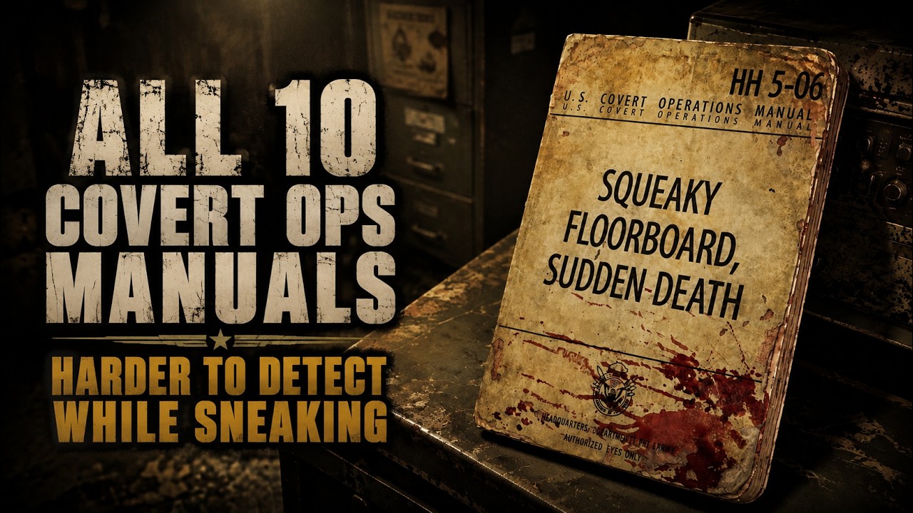 Fallout 4 &ndash; All 10 US Covert Operations Manual Locations (Covert Ops Sneak Perk)