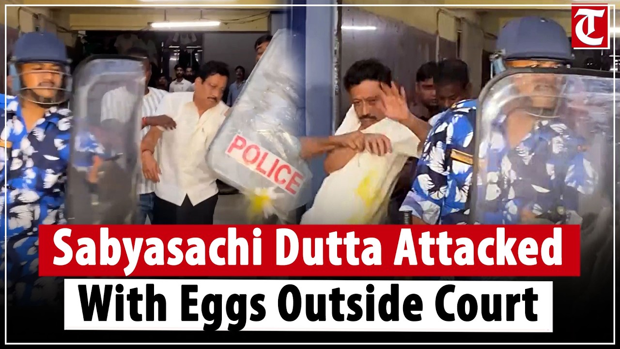 TMC leader Sabyasachi Dutta sent to 8-day police custody, eggs thrown outside Bengal court
