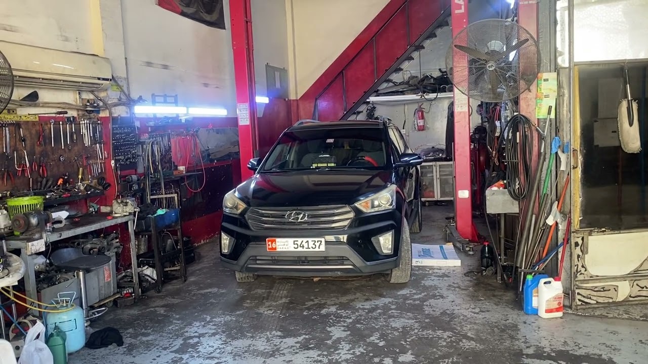 Hyundai creta2017(brake issue)al madar auto repair workshop @AmadoPurugan 