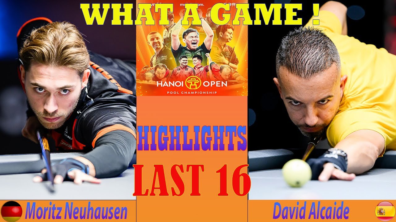 LAST 16 | Moritz Neuhausen vs David Alcaide | HIGHLIGHTS | HANOI OPEN POOL 2025