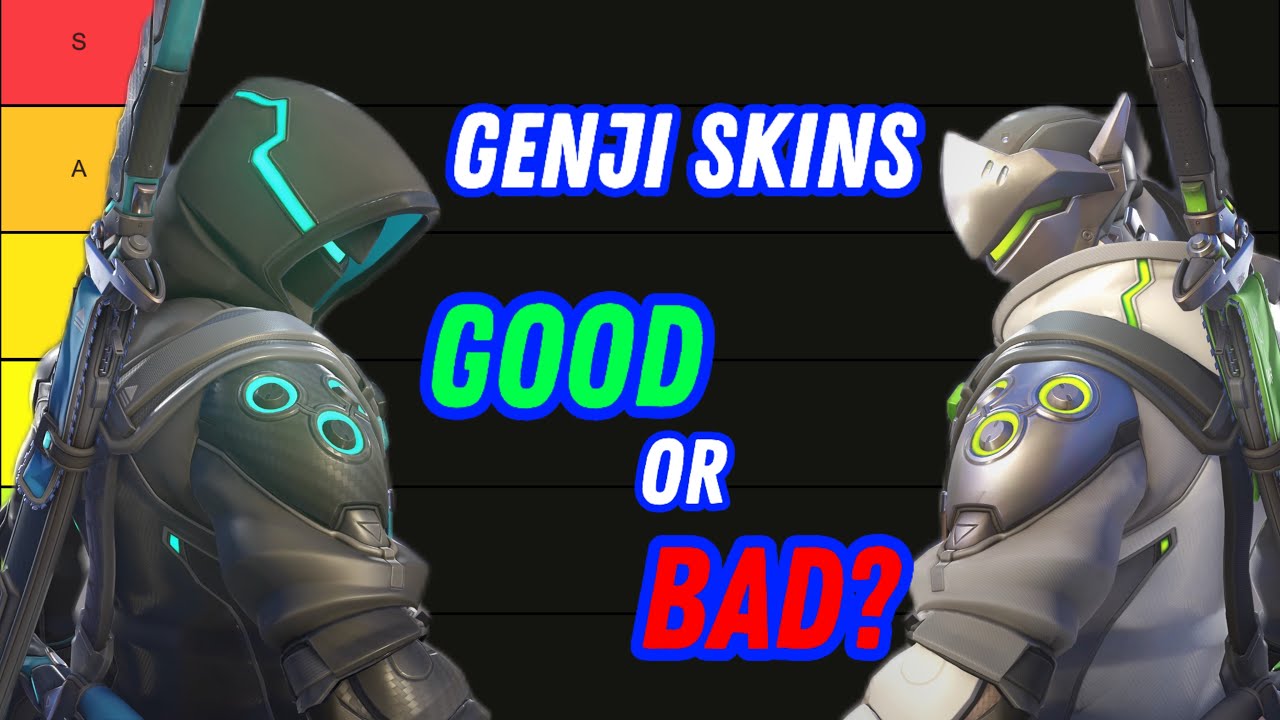 THE BEST GENJI SKIN TIERLIST!!!