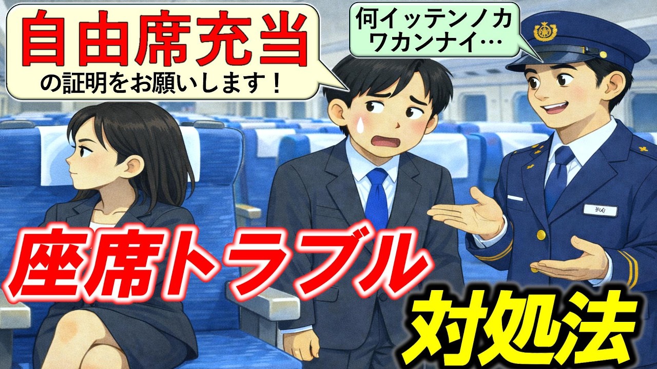【新幹線の座席トラブル】＊〝自由席充当〟とは？＊ネット・SNSの情報は間違ってる＊
