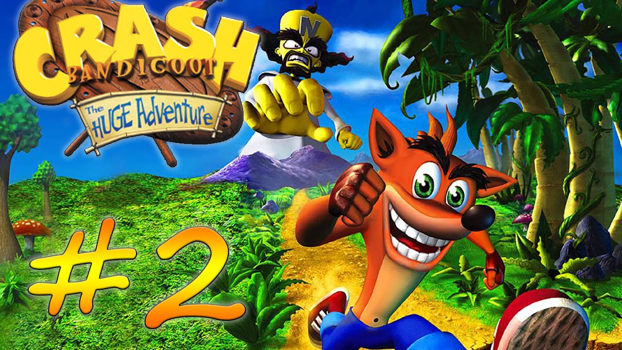 Прохождение Crash Bandicoot: The Huge Adventure (GBA) #2 - Warp Room 2 - кристаллы
