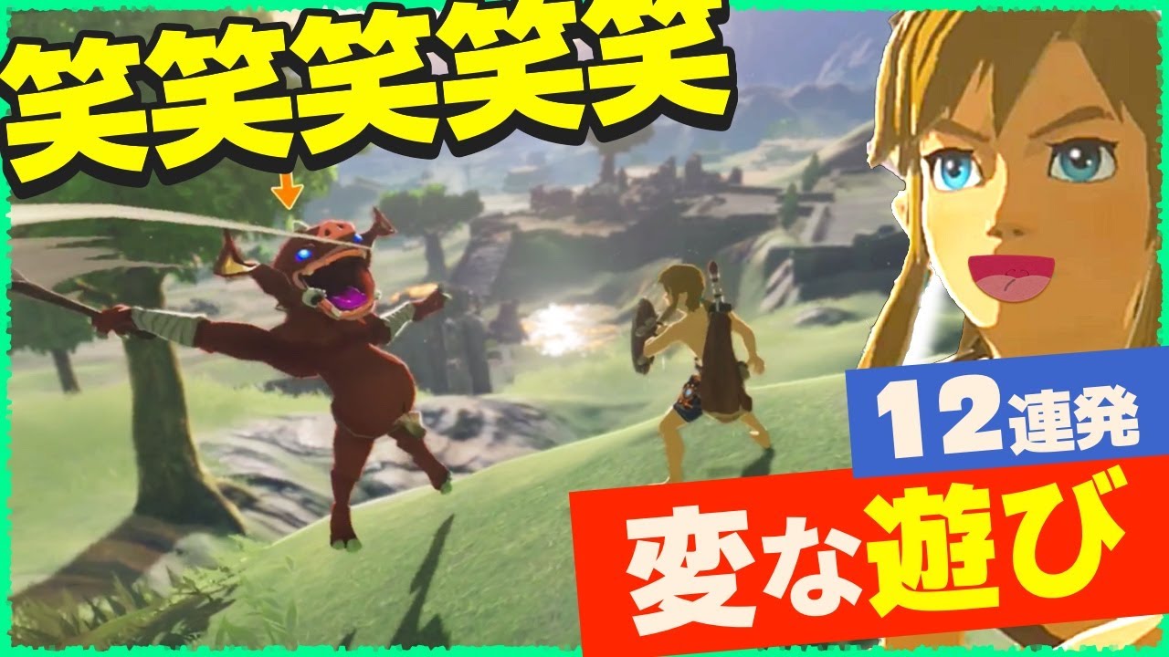 [小ネタ]やりたくなる遊び12連発！はじまりの台地編[ゼルダの伝説 ブレスオブザワイルド]