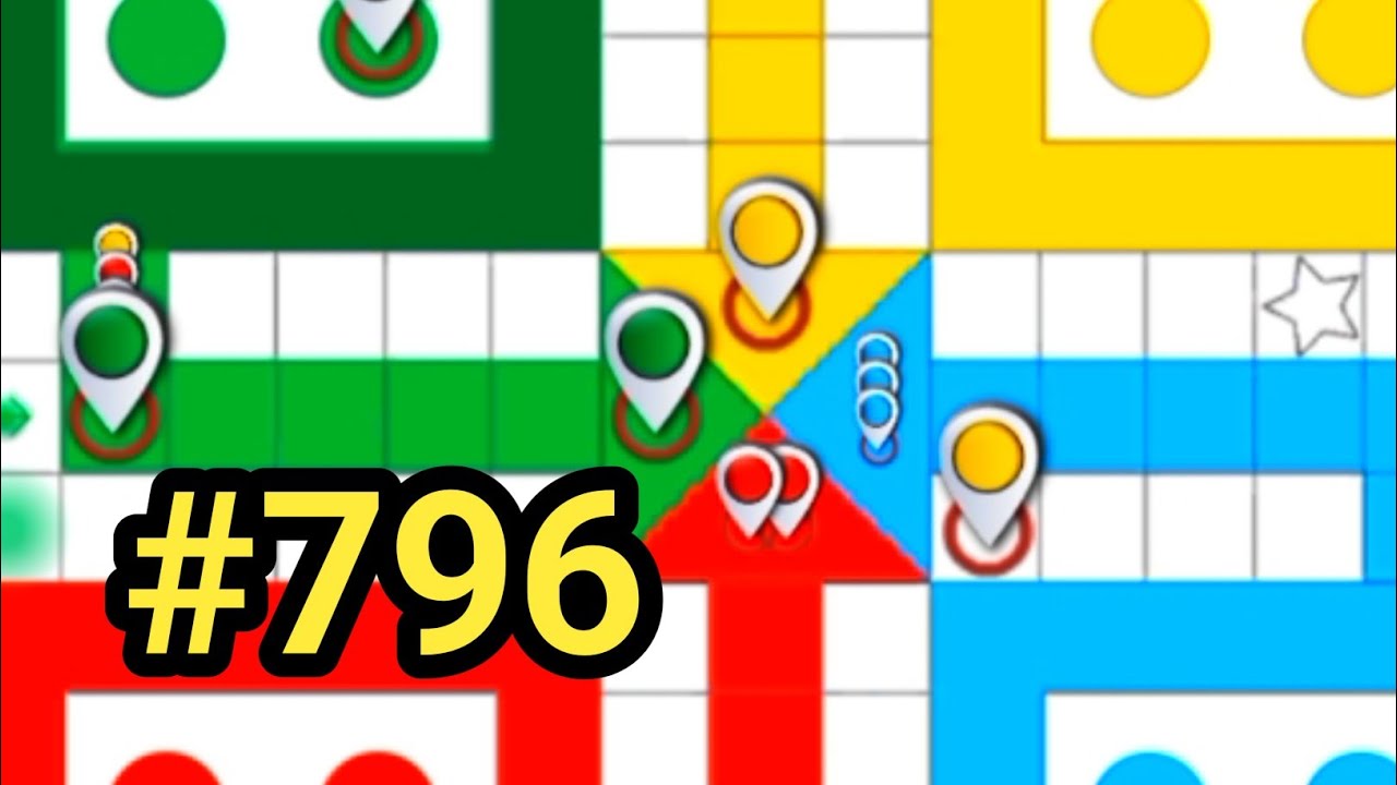 Tricks & Tips Ludo King | How to Win Ludo king 4 players gameplay|Ludo king #796 #ludoking #games 