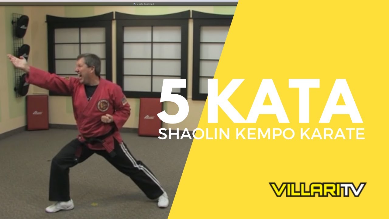 5 Kata - Shaolin Kempo Karate - VillariTV