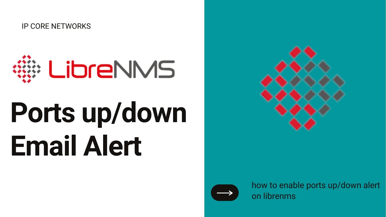 LibreNMS Specific Ports up/down Email Alert Setup